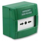 KAC M3A-G000SF-STCK-12 Green Call Point With Emergency Door Release Text