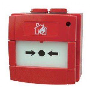 KAC WCP2B-R-TW Red Waterproof Call Point with LED - IP67 - Twin Wire