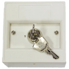 KAC WWK20S11-SW White Key Switch Call Point – 2 Pos - S/Pole – Key Removable