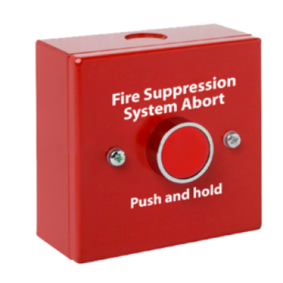 Kentec K1823-10 Elite Extinguishant Abort Switch Unit Red – Surface