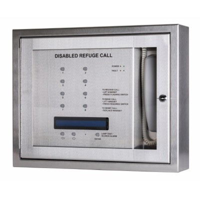 Kentec K41108SST Disabled Refuge 8 Line Central Unit with OLED Display Kentec K41108SST Disabled Refuge 8 Line Central Unit with OLED Display