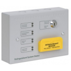 Kentec A91100W8 Syncro Si Addressable Weatherproof Extinguishant Status Unit With Manual Release & Mode Switch