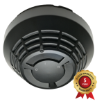 Kidde KE-DP3121B Excellence Series Intelligent Addressable Dual Optical Smoke/Heat Detector With ISO - Black