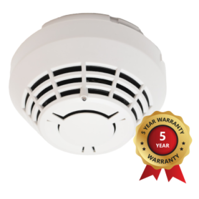 Kidde KE-DP3121W Excellence Series Intelligent Addressable Dual Optical Smoke/Heat Detector With ISO - White