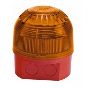 Klaxon Sonos Sounder/LED Beacon 17-60V DC Amb/Red Head Only (PSC-0054)
