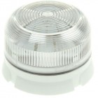 Klaxon QBS-0045 Xenon Flashguard Beacon with Clear Lens Surface Mount Low Profile 12/24v DC