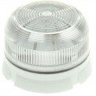 Klaxon QBS-0045 Xenon Flashguard Beacon with Clear Lens Surface Mount Low Profile 12/24v DC