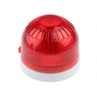 Klaxon PSB-0048 Beacon (LED) Red Lens - White Shallow Base