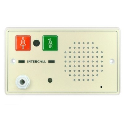 Nursecall Intercall L753 700 Series Call Point with IR Receiver & Intercom Facility D Gang Size