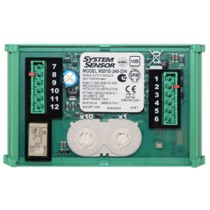 System Sensor M201E-240-DIN Output Control Module DIN Rail 240v