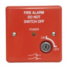 Haes Red Fire Alarm Mains Isolator Switch MISW-R