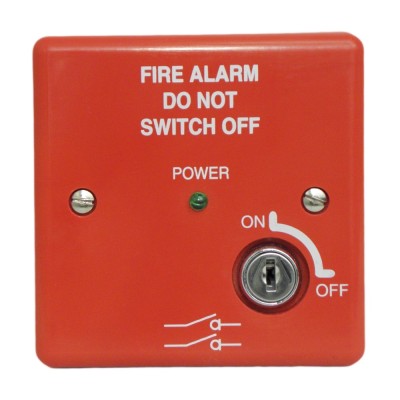 Haes Red Fire Alarm Mains Isolator Switch MISW-R Haes Red Fire Alarm Mains Isolator Switch MISW-R