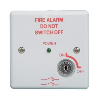 Haes White Fire Alarm Mains Isolator Switch MISW-W Haes White Fire Alarm Mains Isolator Switch MISW-W