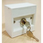 Morley (K20SWS-11) Indoor Key Switch White, Key Removable in Both Positions, Single Pole