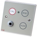 C-Tec NC802DEM Conventional Emergency Call Point with Magnetic Reset and Remote Socket