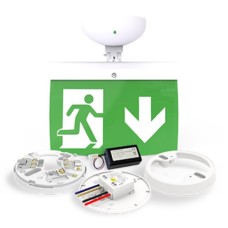 Hochiki Firescape 20m Maintained Exit Sign Kit with Down Arrow (NFW-SDT/EL20D)
