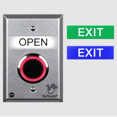 STI NT-CA100-EN No Touch die cast Alu type 1 single gang IR switch