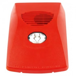 Tyco 576.080.013 P85AIR Addressable Weatherproof Red Wall Sounder VID