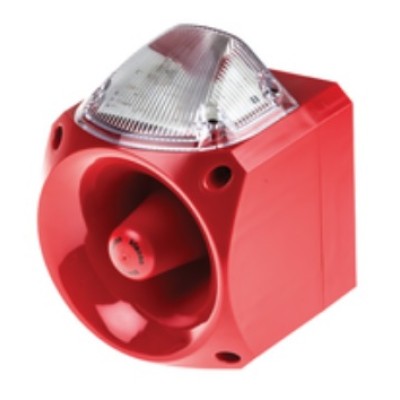 Klaxon Nexus 110dB Sounder Beacon, Xenon Clear Lens 110/230v AC - PNC-0072 (18-980590) Klaxon Nexus 110dB Sounder Beacon, Xenon Clear Lens 110/230v AC - PNC-0072 (18-980590)