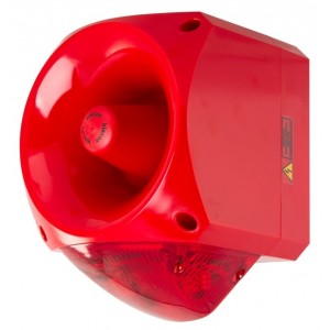 Klaxon Nexus 110dB Voice Sounder Red LED Beacon for Gas Extinguishing (PNV-0003)