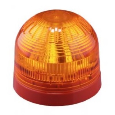 Klaxon PSB-0026 Sonos LED Beacon with Shallow Base - Red Body - Amber Lens 17-60v (18-980510) Klaxon PSB-0026 Sonos LED Beacon with Shallow Base - Red Body - Amber Lens 17-60v (18-980510)