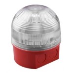 Klaxon PSB-0077 Sonos LED Beacon with Deep Base - Red Body - Clear Lens - Red LED 17-60v Klaxon PSB-0077 Sonos LED Beacon with Deep Base - Red Body - Clear Lens - Red LED 17-60v