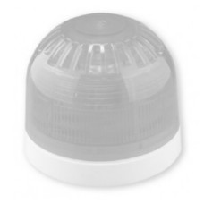 Klaxon Sonos Voice Sounder Red LED Beacon - White Body - Clear Lens - Shallow Base (PSV-0016) Klaxon Sonos Voice Sounder Red LED Beacon - White Body - Clear Lens - Shallow Base (PSV-0016)