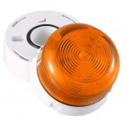 Klaxon QBS-0013 Flashing LED Flashguard Beacon with Amber Lens 110v AC (45-711821)