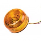 Klaxon QBS-0064 Flashguard Ultra Low Profile Amber Beacon (11-35v DC)