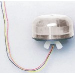 Klaxon QBS-0066 Flashguard Ultra Low Profile Clear Beacon (11-35v DC)