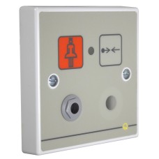 C-Tec QT602ERS Quantec Euro Call Point with Sounder, IR Receiver and Button Reset