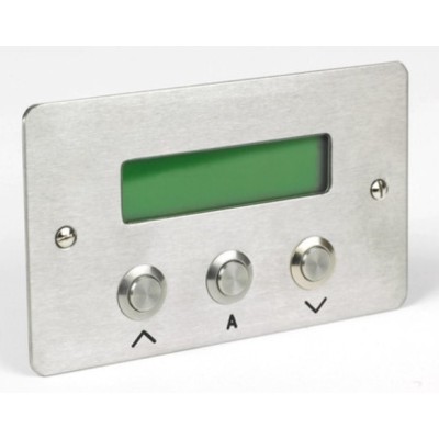 C-Tec QT608C/SS Quantec Stainless Steel Corridor Display with Controls C-Tec QT608C/SS Quantec Stainless Steel Corridor Display with Controls