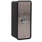 RGL Electronics JMB/KS-1 2 Position Keyswitch Fitted In Stainless Steel Plate