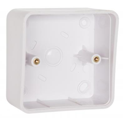 RGL Electronics PBBSHR-W Hooded Back Box Surface Mounted In White