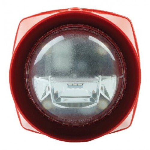 £72 Gent S4-711-V-VAD-LPR Dual Smoke Heat Voice Sounder Standard Power Red VAD