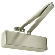 Rutland TS.3204BC.SLFB. SNPSNP Door Closer, Back Check c/w Flatbar Armset - Satin Nickel