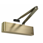 Rutland TS.9205.SRFB. ABAB Door Closer c/w Semi-Radius Cover, Flatbar Armset - Antique Brass