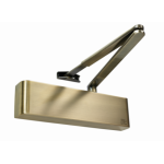 Rutland TS.9205BC.SRFB. ABAB Door Closer, BC c/w Flatbar Armset, Trimplate - Antique Brass