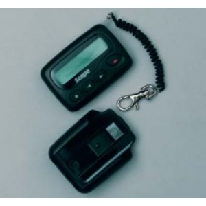 SAS RED229-1 Alphanumeric Pager Receiver with Belt Clip