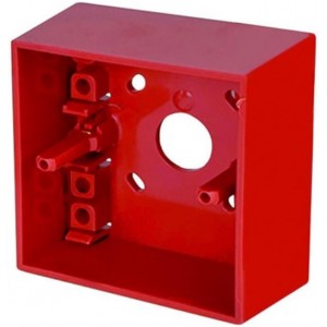 Hochiki Surface Mounting Call Point Back Box Red (SRMOUNTINGBOX)
