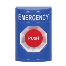 STI SS2401EM-EN S/Station-Blue- Push & Turn-Reset EMERGENCY