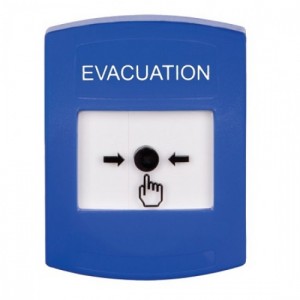 STI GLR401EV-EN Global ReSet – Blue - Evacuation Label - No Shield - DPDT