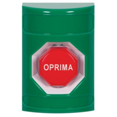 STI SS2104NT-ES Stopper Station – Green – Momentary Push – No Label