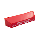 STI KIT-1403FR-BREAK Horn Label Shell For 14000 Series - FIRE Break Glass Text