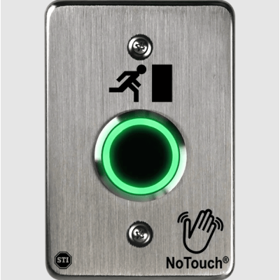 STI NT-SS100-ES No Touch stainless steel type 1 sgl-gang IR switch SALIDA