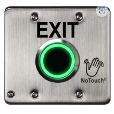 STI NT-SS201-EN No Touch stainless steel type 2 dbl-gang IR switch EXIT STI NT-SS201-EN No Touch stainless steel type 2 dbl-gang IR switch EXIT