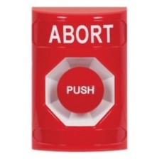 STI SS2004AB-EN Stopper Station – Red – Momentary – Push Button – Abort Label