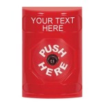 STI SS2000ZA-EN S/Station Red- Large Oct. Push Button (key to reset) Custom Lab
