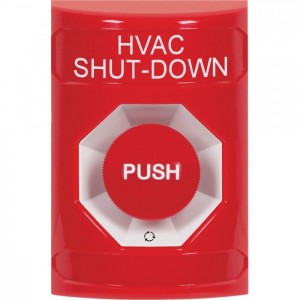 STI SS2001HV-EN Stopper Station – Red – Push & Turn - Reset - HVAC Shut Down