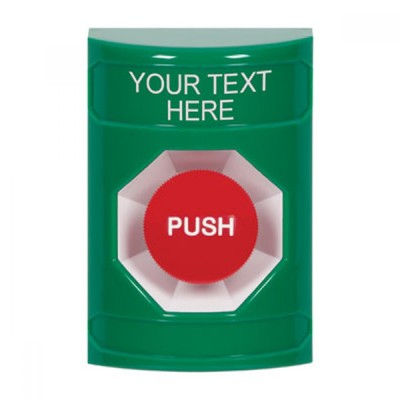 STI SS2104ZA-EN Stopper Station – Green - Momentary Push Button – Custom Label STI SS2104ZA-EN Stopper Station – Green - Momentary Push Button – Custom Label
